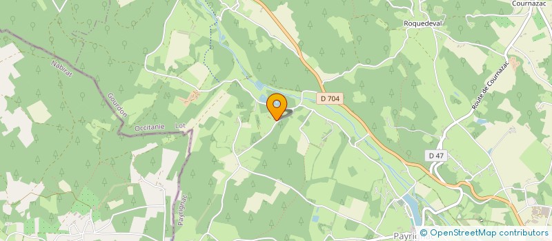 localisation de l'entreprise DECLICS ET ACTIONS  PAYRIGNAC