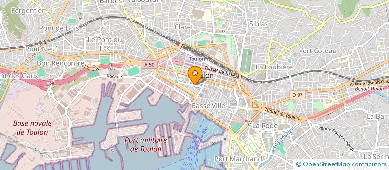 localisation de l'entreprise DECLIK à TOULON