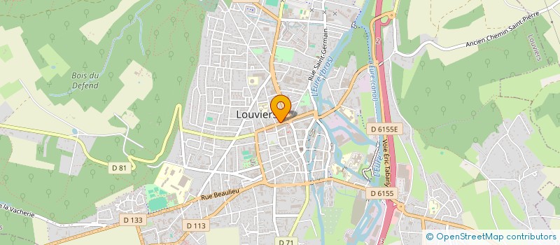 localisation de l'entreprise DECLIK à LOUVIERS