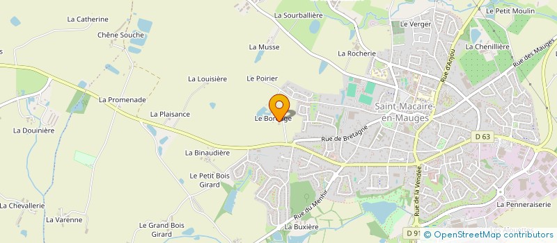 localisation de l'entreprise DECLIK FORMATION  SEVREMOINE