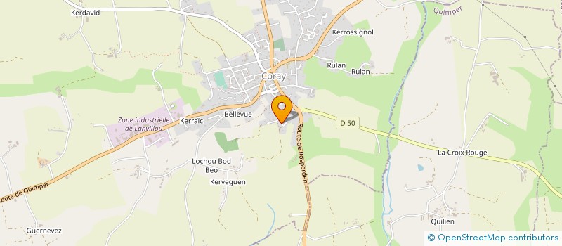 localisation de l'entreprise DECLIK'RECORDS  CORAY