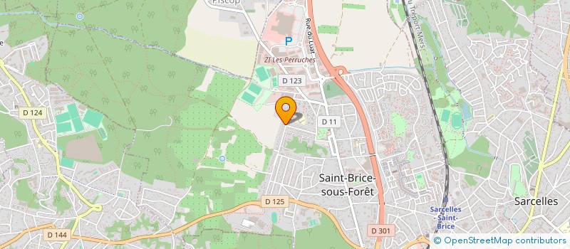 localisation de l'entreprise DECLIME SERVICES  SAINT-BRICE-SOUS-FORET