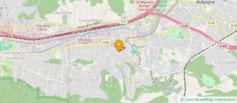 localisation de l'entreprise DECLIQUES  AUBAGNE