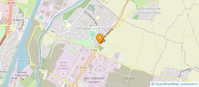 localisation de l'entreprise DECLOMESNIL à COLOMBELLES