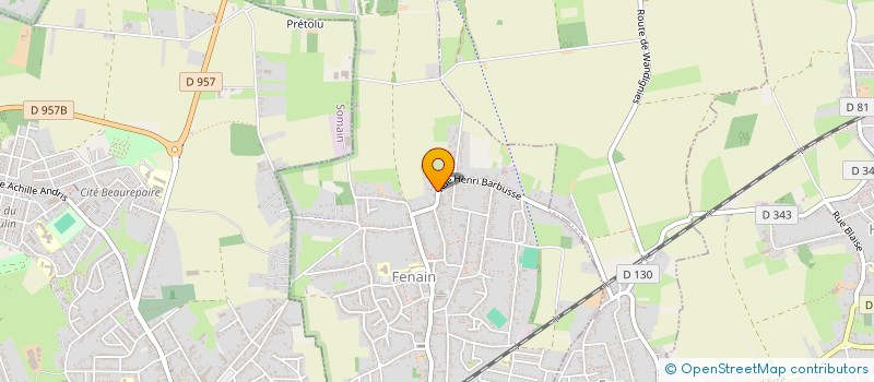 localisation de l'entreprise DECLOQUEMENT AUTOMOBILES  FENAIN