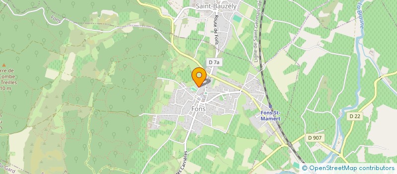 localisation de l'entreprise DECLORE à FONS