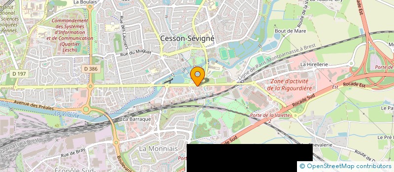 localisation de l'entreprise DECMA  CESSON-SEVIGNE