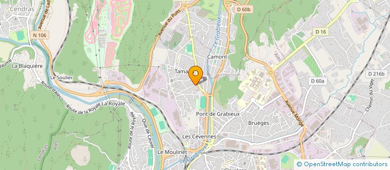 localisation de l'entreprise DECMOBOIS RESISTANCE DESIGN à ALES