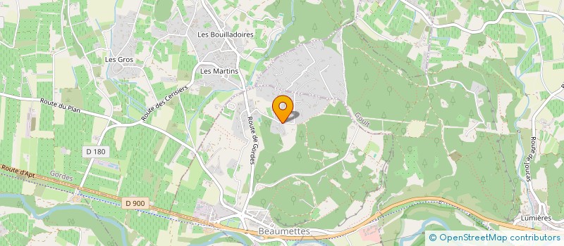 localisation de l'entreprise DECO 100  GORDES