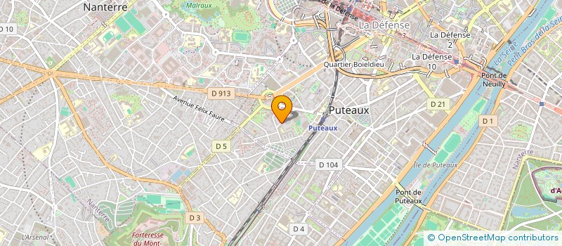 localisation de l'entreprise DECO 13 à PUTEAUX