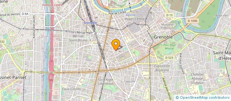 localisation de l'entreprise DECO + à GRENOBLE
