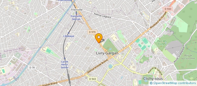 localisation de l'entreprise DECO  LIVRY-GARGAN