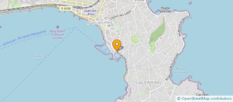 localisation de l'entreprise DECO à ANTIBES