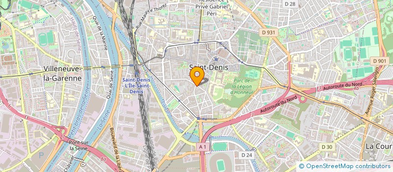 localisation de l'entreprise DECO à SAINT-DENIS