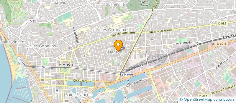 localisation de l'entreprise DECO+76 à LE HAVRE