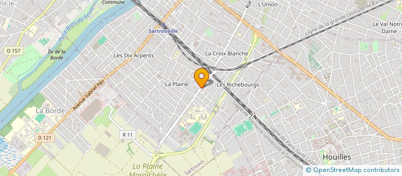 localisation de l'entreprise DECO 78 à SARTROUVILLE