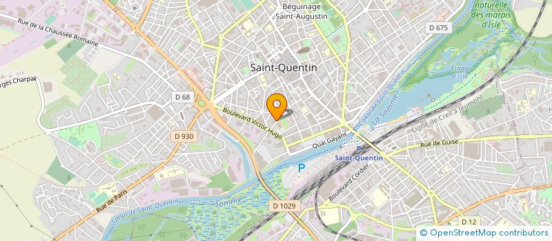 localisation de l'entreprise DECO 78 à SAINT-QUENTIN