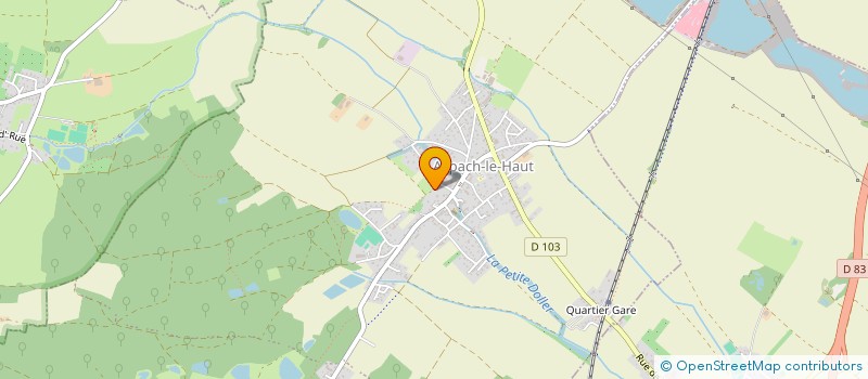 localisation de l'entreprise DECO  ASPACH-MICHELBACH