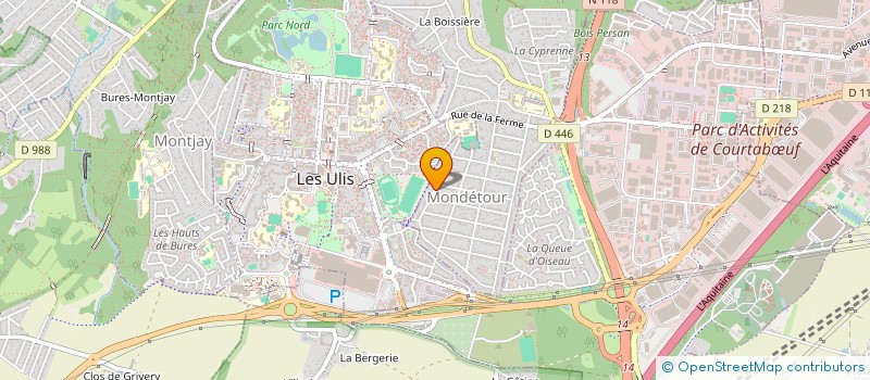 localisation de l'entreprise DECO 91  ORSAY