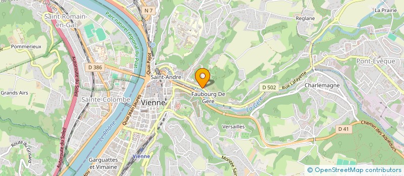 localisation de l'entreprise DECO +  PONT-EVEQUE