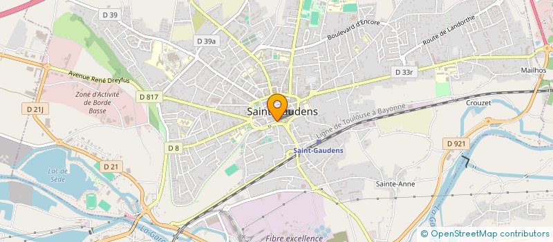 localisation de l'entreprise DECO  SAINT-GAUDENS