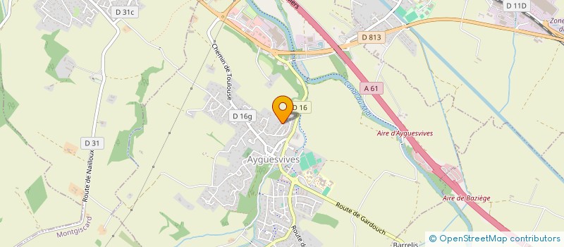 localisation de l'entreprise DECO A DEUX  AYGUESVIVES