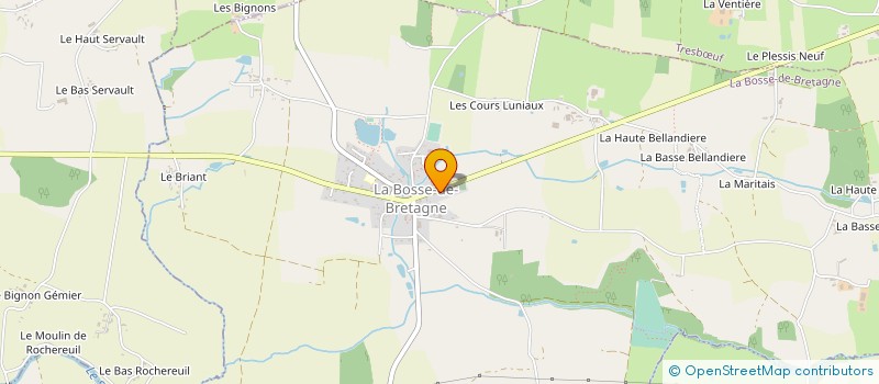 localisation de l'entreprise DECO AGENCEMENT 35  LA BOSSE-DE-BRETAGNE