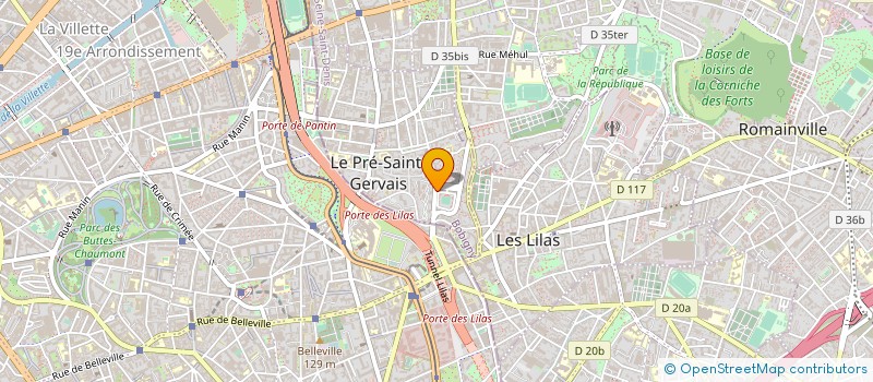 localisation de l'entreprise DECO&ARTS-PARIS  LE PRE-SAINT-GERVAIS