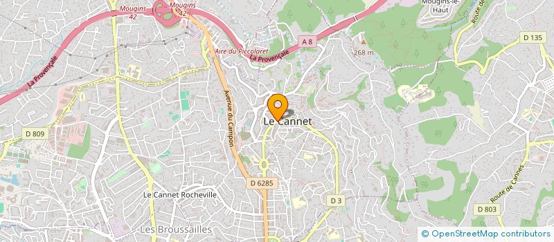 localisation de l'entreprise DECO AVENIR à LE CANNET