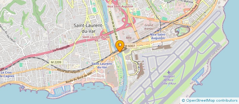 localisation de l'entreprise DECO AZUR BAT  NICE