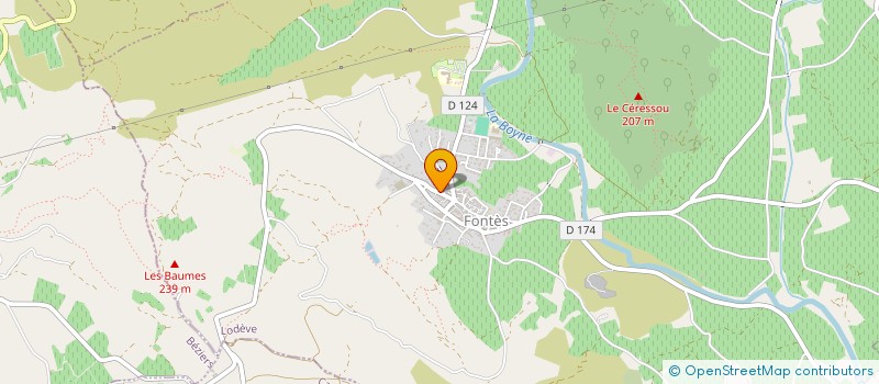 localisation de l'entreprise DECO BAT 34  BESSAN