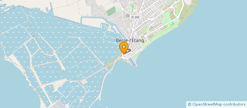 localisation de l'entreprise DECO BAT à BERRE-L'ETANG