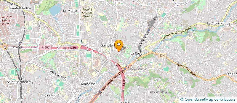 localisation de l'entreprise DECO- BAT à MARSEILLE