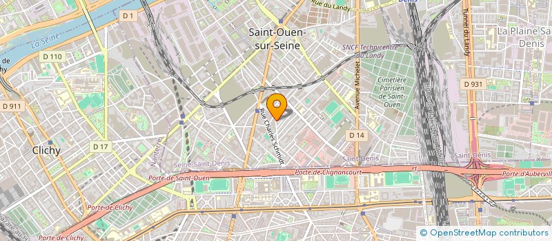 localisation de l'entreprise DECO BAT à SAINT-OUEN-SUR-SEINE