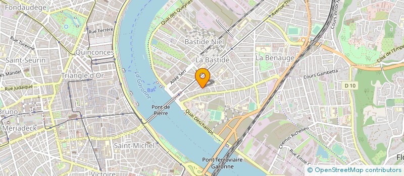 localisation de l'entreprise DECO-BAT  BORDEAUX