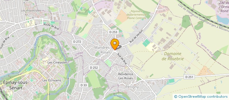 localisation de l'entreprise DECO BAT à BRIE-COMTE-ROBERT