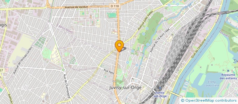 localisation de l'entreprise DECO BAT à JUVISY-SUR-ORGE