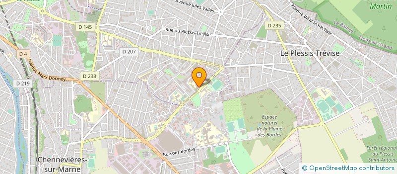 localisation de l'entreprise DECO BAT  SAINT-BRICE-SOUS-FORET