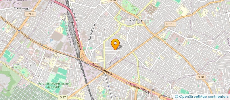 localisation de l'entreprise DECO BAT à DRANCY