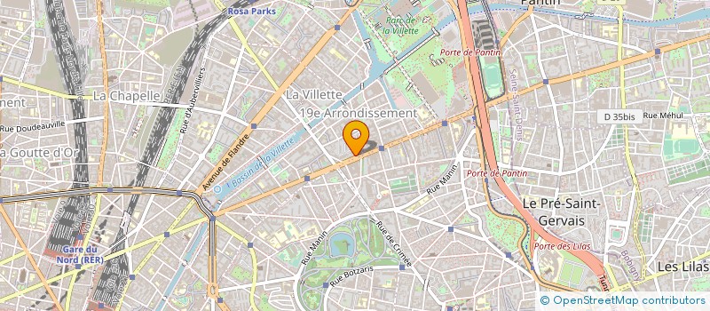localisation de l'entreprise DECO BAT EXPRESS à PARIS