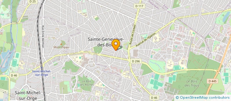 localisation de l'entreprise DECO BATI PLUS  SAINTE-GENEVIEVE-DES-BOIS