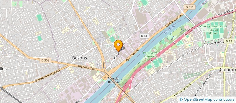 localisation de l'entreprise DECO & BATIMENT à BEZONS