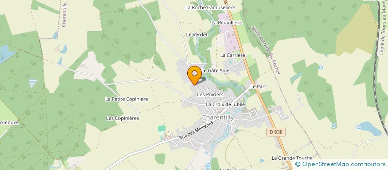 localisation de l'entreprise DECO'BOIS-LUMIERE à CHARENTILLY