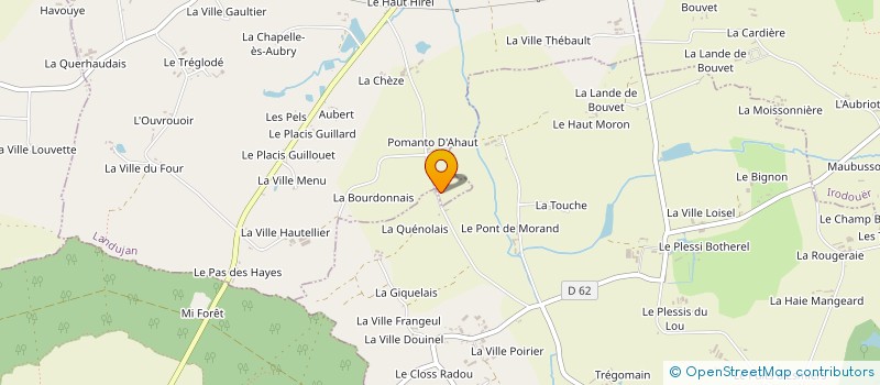 localisation de l'entreprise DECO BOULEVARD à MONTAUBAN-DE-BRETAGNE
