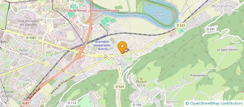 localisation de l'entreprise DECO CADO  GIERES