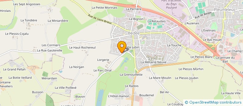 localisation de l'entreprise DECO.CERAMIQUE à BEDEE