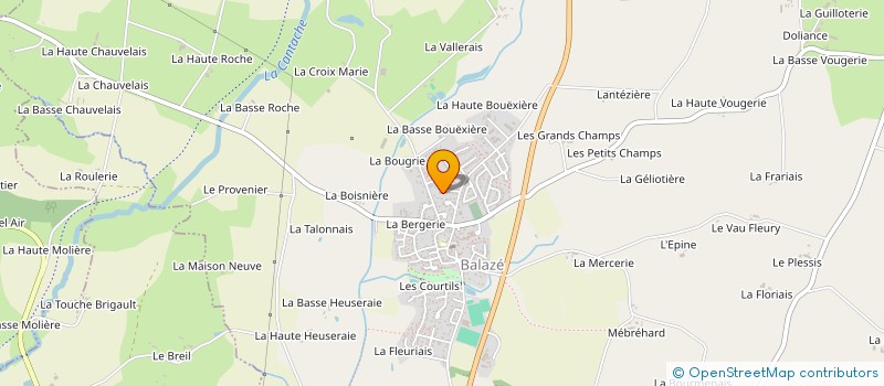 localisation de l'entreprise DECO CERMICA  BALAZE