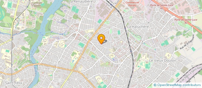 localisation de l'entreprise DECO & CHAUX à NANTES