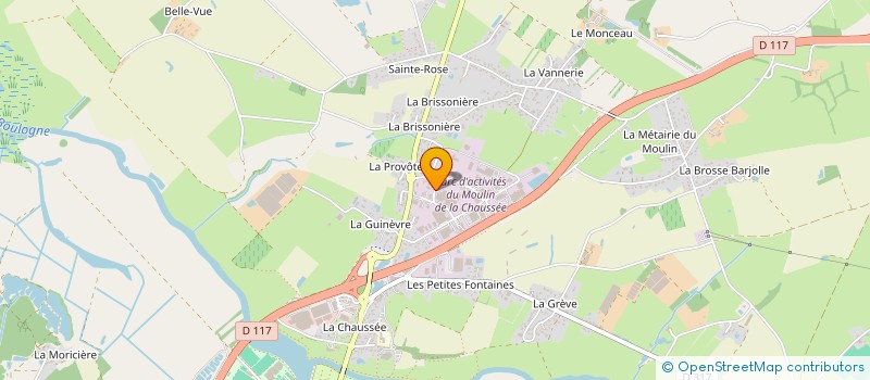 localisation de l'entreprise DECO-CHINE à SAINT-PHILBERT-DE-GRAND-LIEU