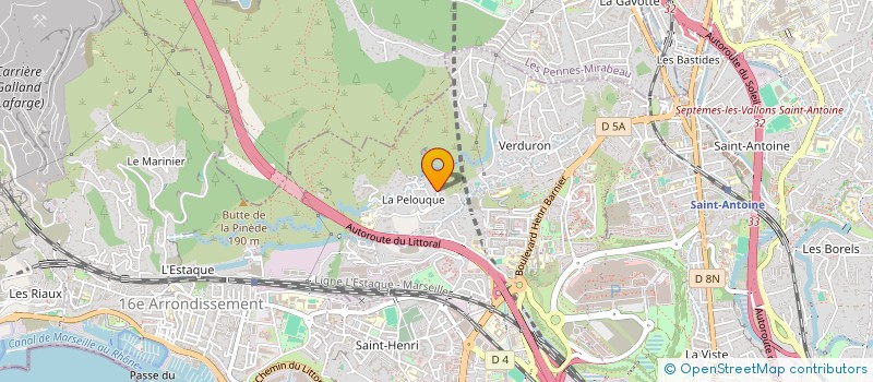 localisation de l'entreprise DECO CITE LES ATELIERS DU PATRIMOINE à MARSEILLE